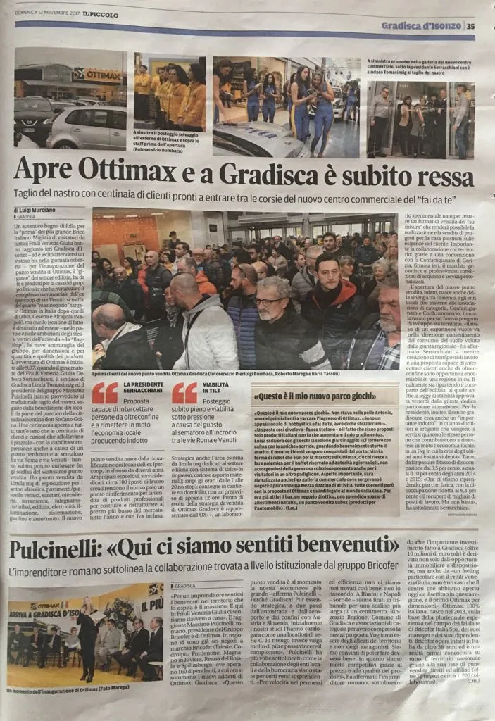 Apertura di Gradisca e risposta immediata del pubblico