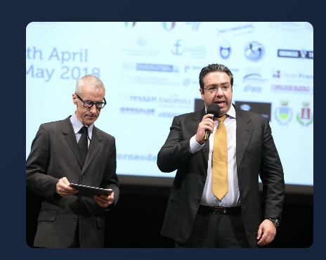 Ferdinando Siciliani durante un intervento pubblico